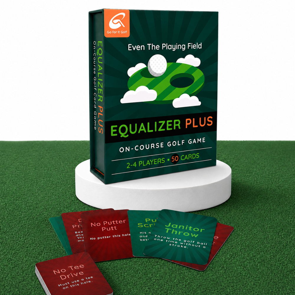 EqualizerPLUS golf card game with advantage and disadvantage cards