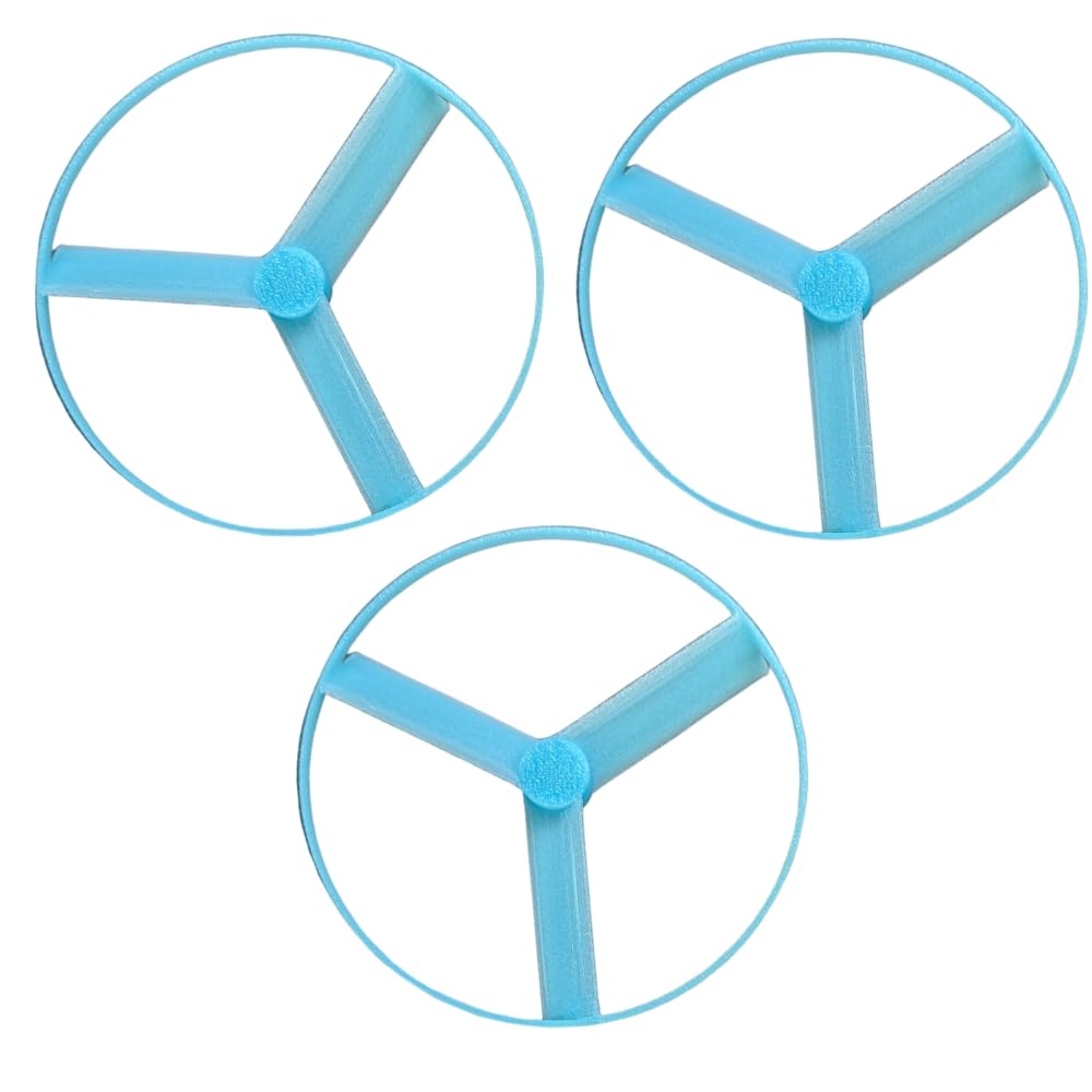 STEM Source Replacement Fans Compatible with Snap Circuits M1 – Glow Blue, 3-Pack