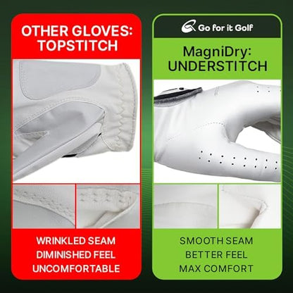 MagniDry Men’s Left-Hand Cabretta Golf Glove – Single – XL – image 2