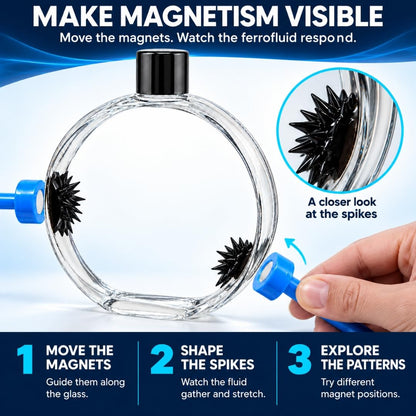 STEM Source Ferrofluid Display Bottle – Blue Handles – image 2
