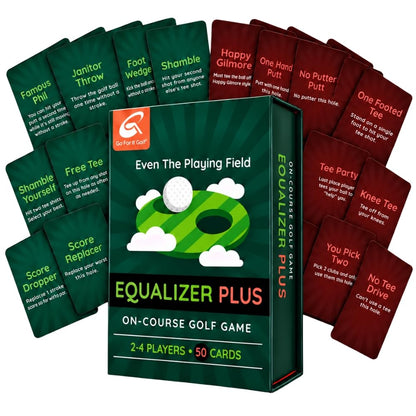 EqualizerPLUS On-Course Golf Card Game
