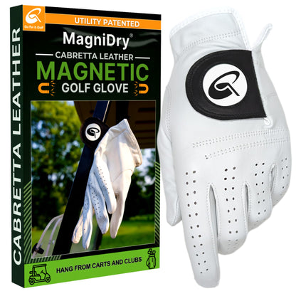 MagniDry Men’s Left-Hand Cabretta Golf Glove – Single – M/L