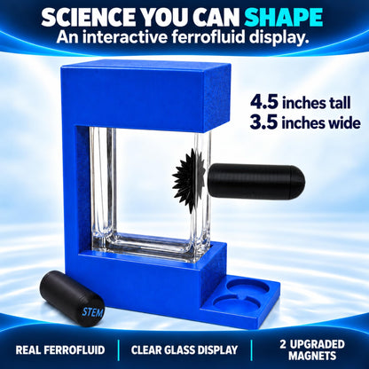 STEM Source Framed Ferrofluid Display – Navy – image 2