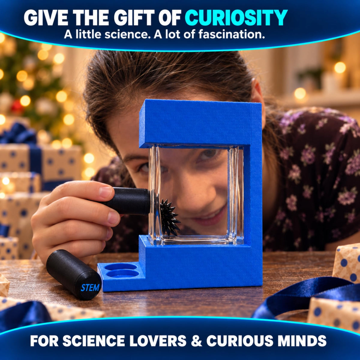 STEM Source Framed Ferrofluid Display – Black – image 7