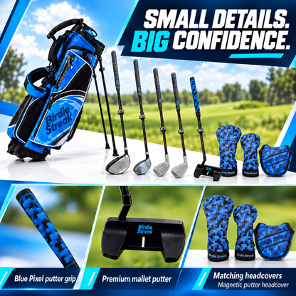 Birdie Streak adjustable junior golf set – Premium details