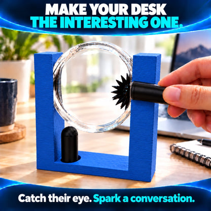 STEM Source 100ml Ferrofluid Display with 2 Magnets, Vertical Blue - image 3